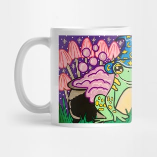 Frog Wizard with Potions Mug